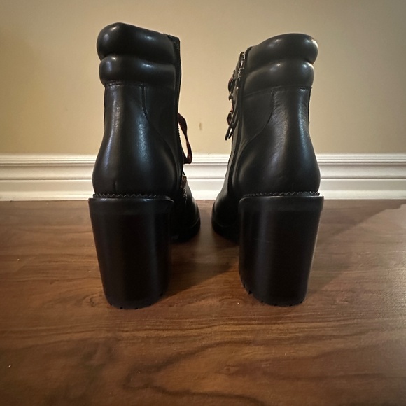 Sam Edelman Sade Block Heel Hiker Boots - Size 10 - Picture 3 of 5